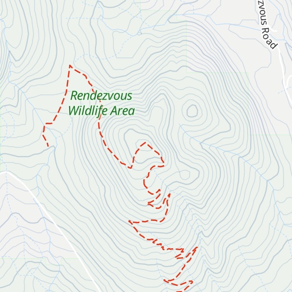 Map of Lewis Butte