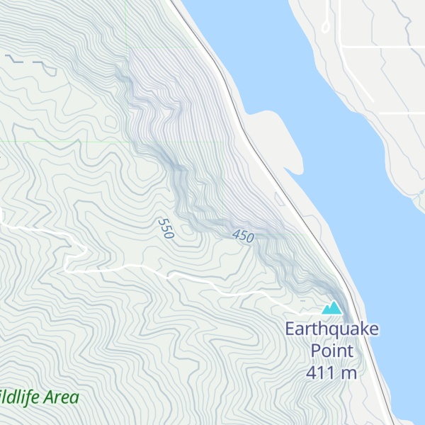 Map of Ribbon Cliff