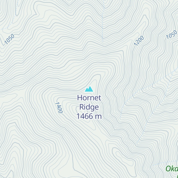 Map of Hornet Ridge