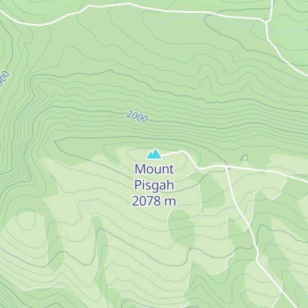 Map of Mount Pisgah
