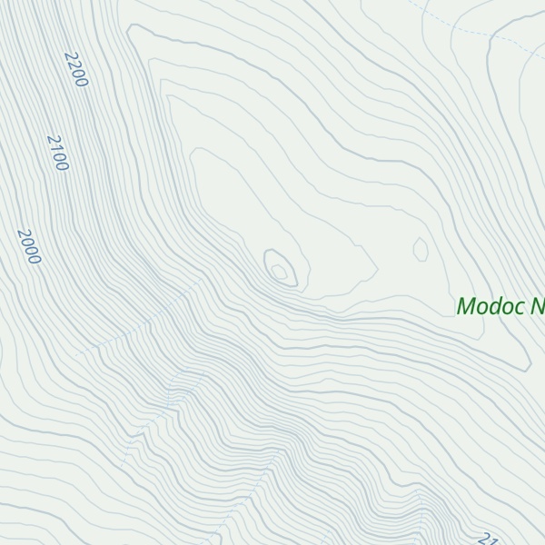 Map of Fandango Peak