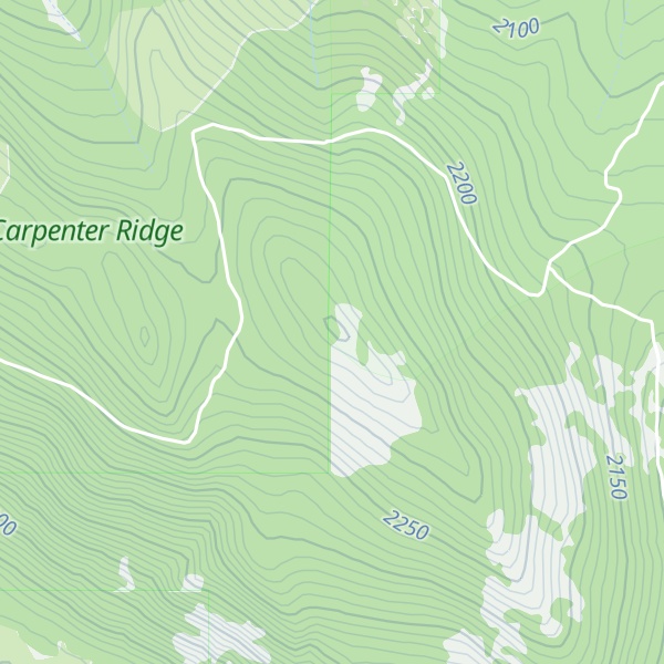 Map of Sagehen Hills