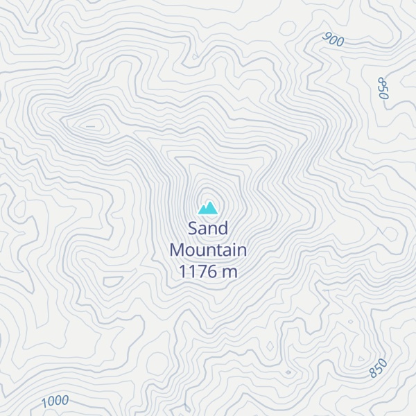 Map of Sand Mountain
