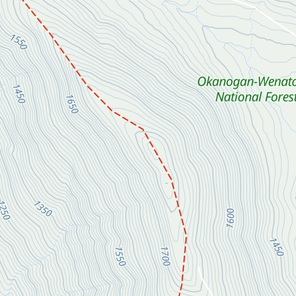 Map of Eightmile Ridge