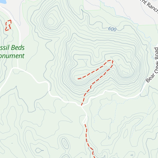 Map of Carroll Rim