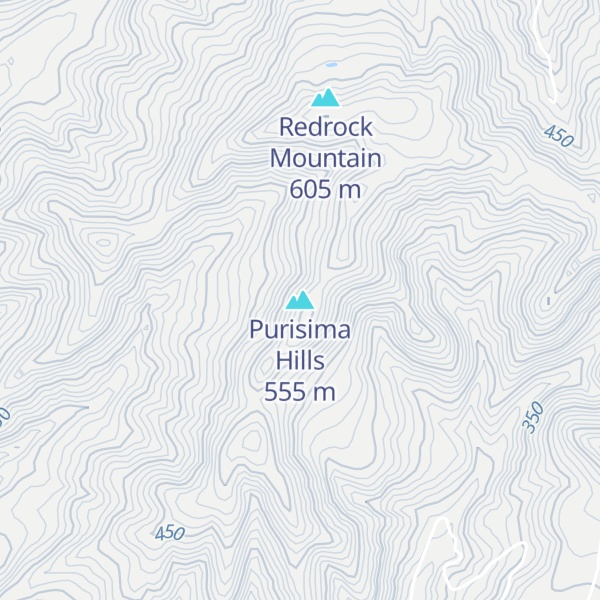 Map of Purisima Hills