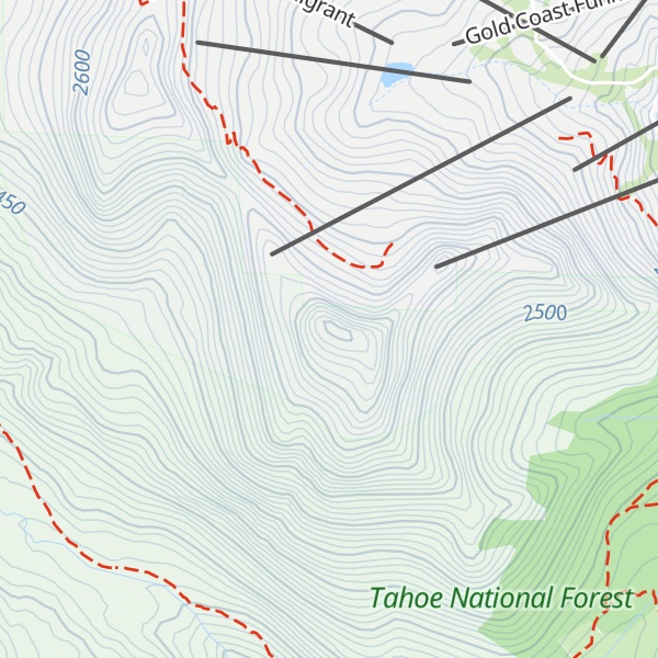 Map of Washeshu Peak