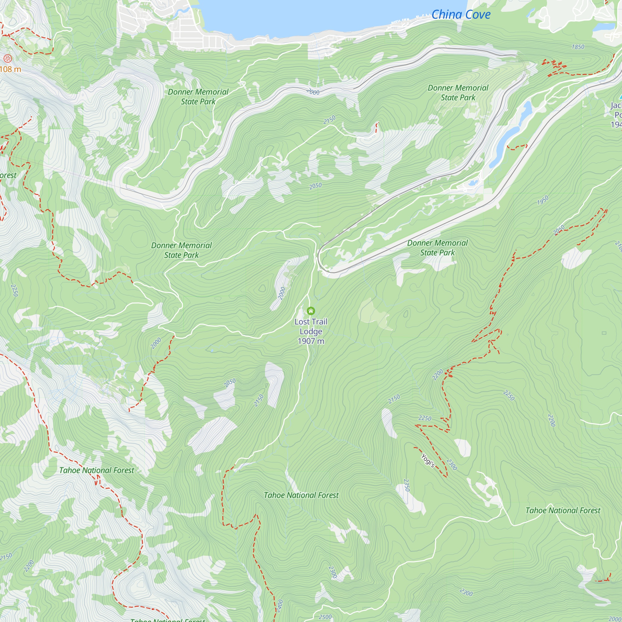 Lost Trail Lodge map
