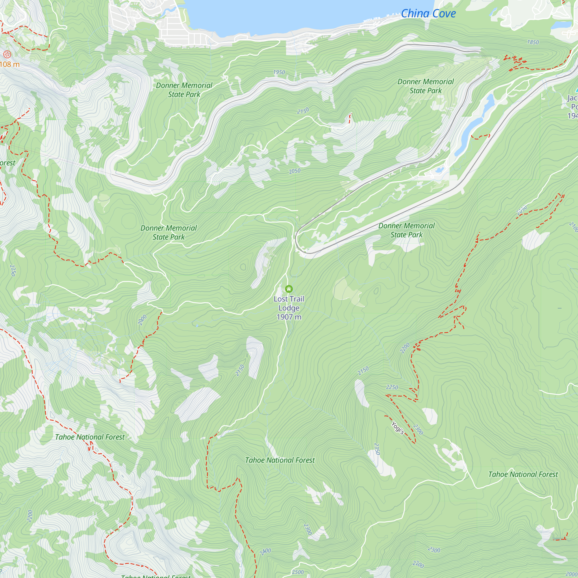 Lost Trail Lodge map