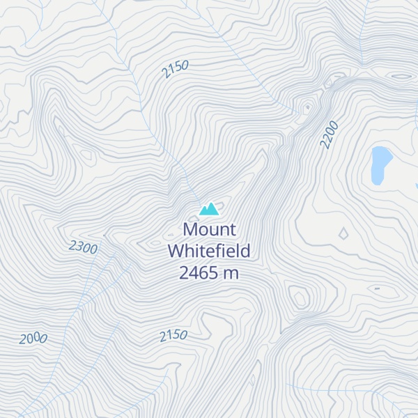 Map of Mount Whitefield