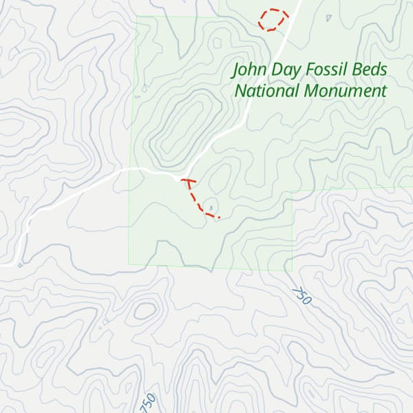 Map of Red Scar Knoll