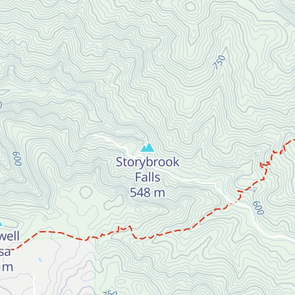 Map of Storybrook Falls