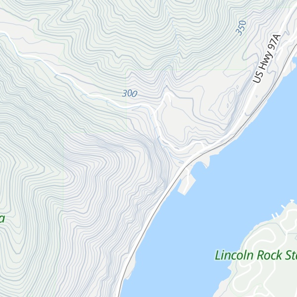 Map of Lincoln Rock