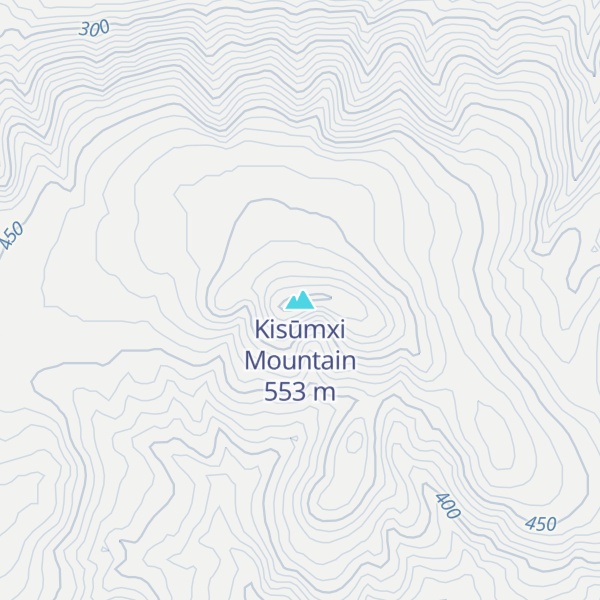 Map of Kisūmxi Mountain