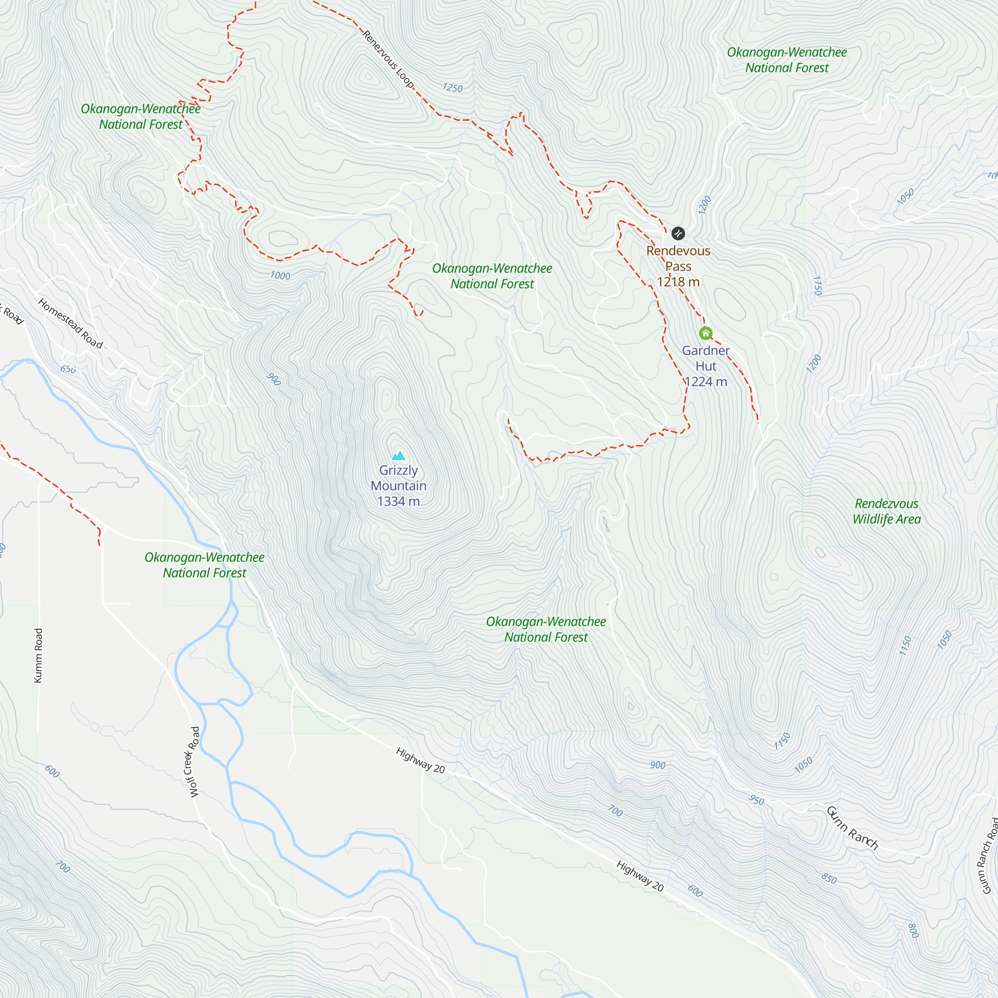 Grizzly Hut map