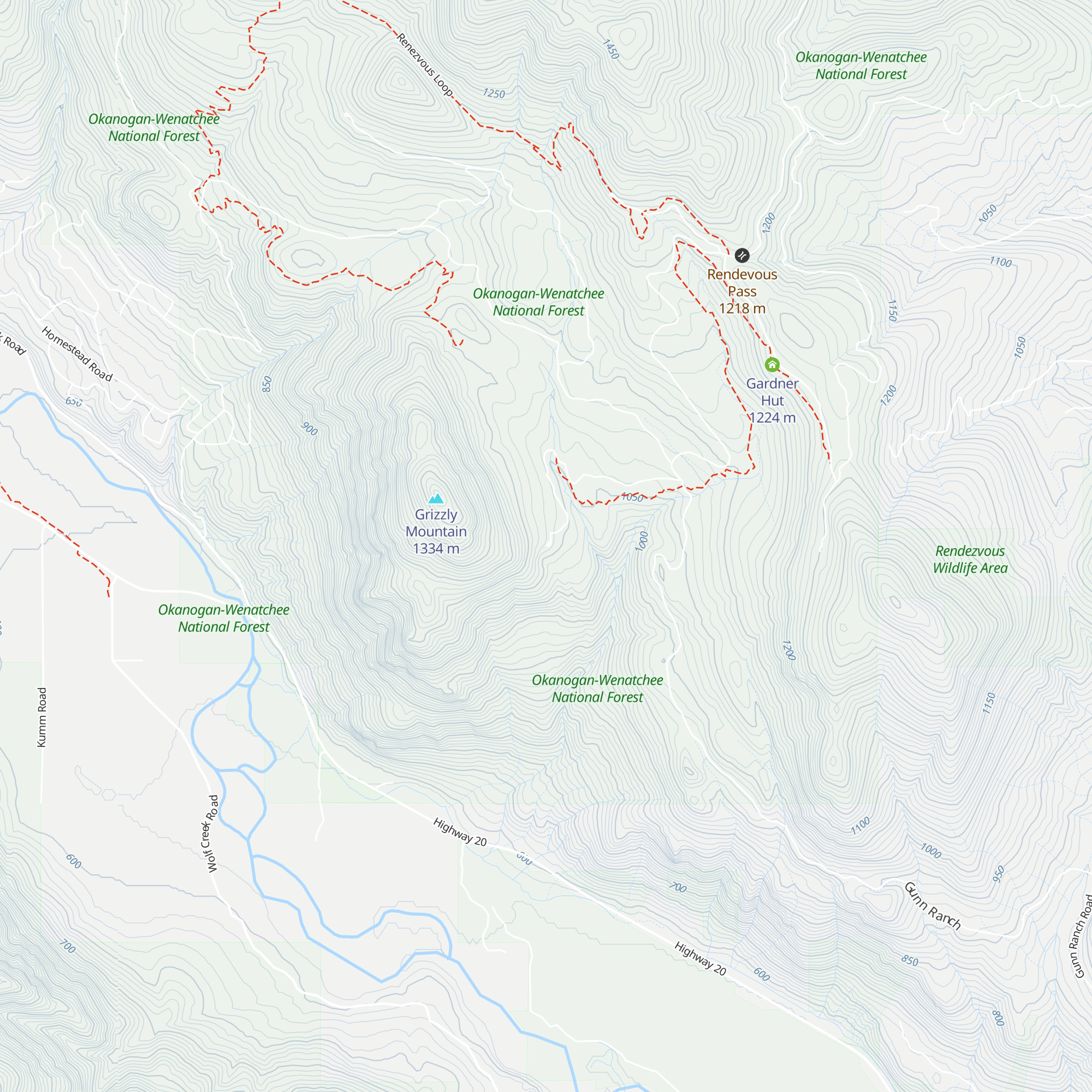 Grizzly Hut map