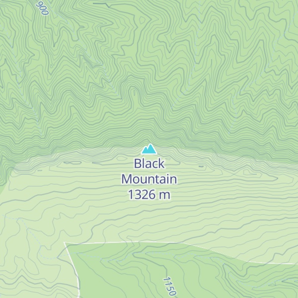Map of Black Mountain