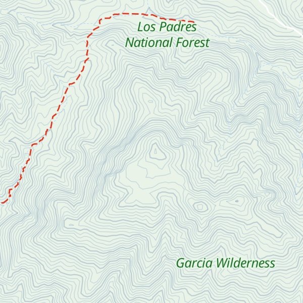 Map of Garcia Mountain
