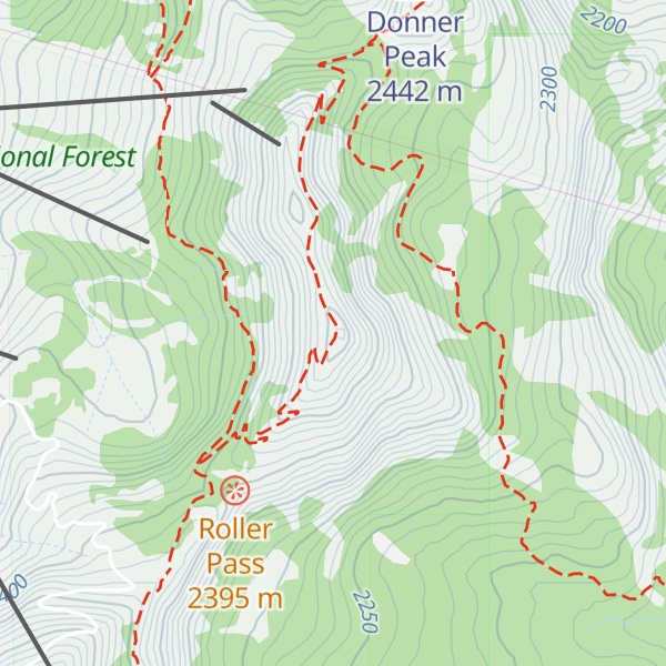 Map of Mount Judah