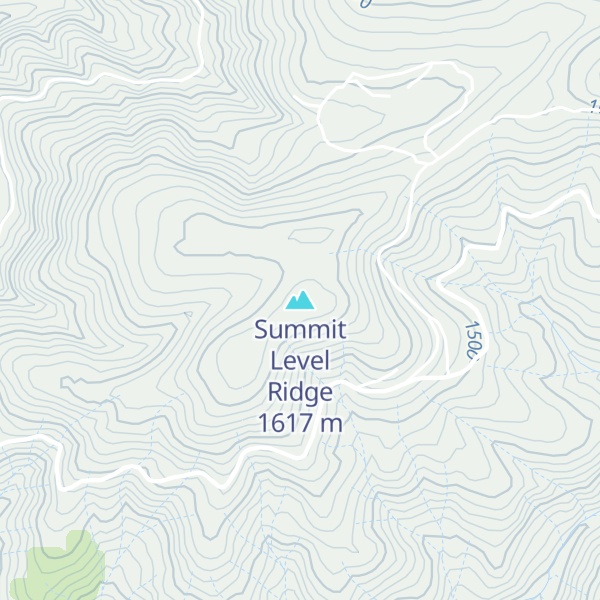 Map of Summit Level Ridge