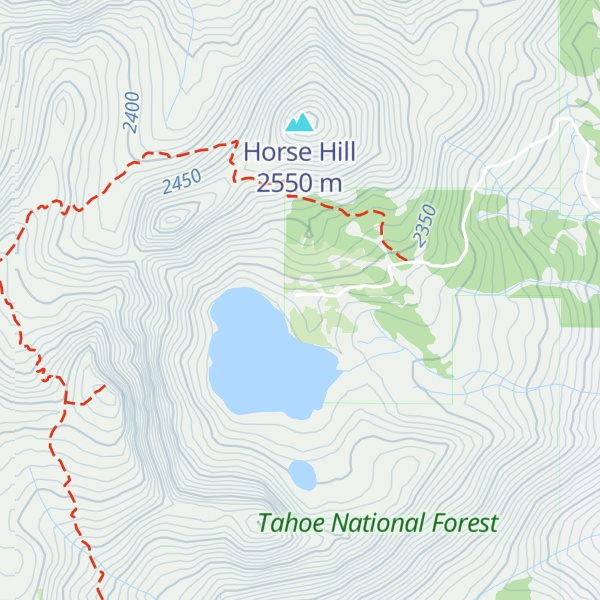 Map of Frog Lake Backcountry Huts