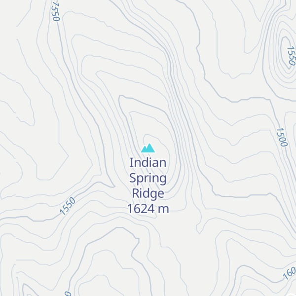 Map of Indian Spring Ridge