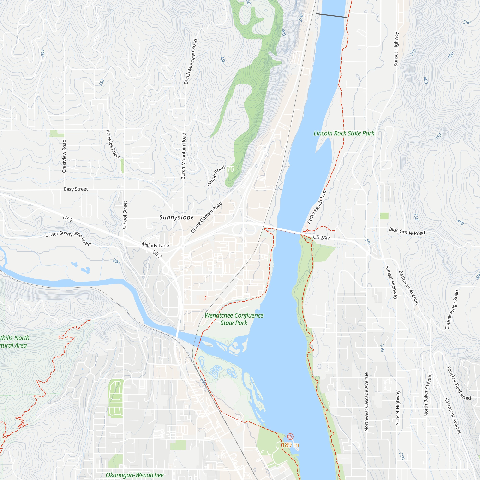 Apple Visitor Center map