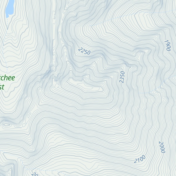 Map of Big Craggy Peak