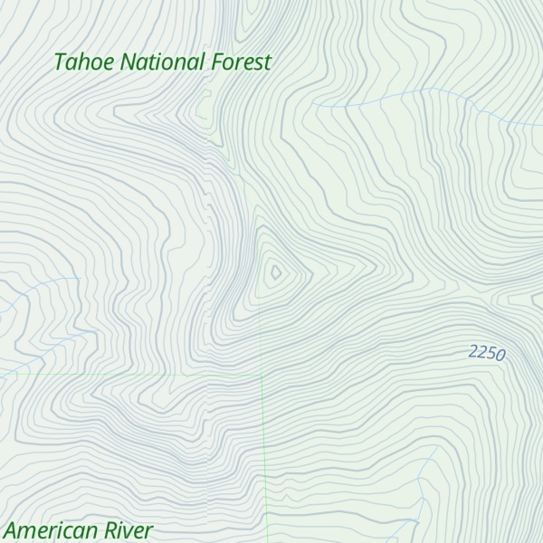 Map of Mount Mildred
