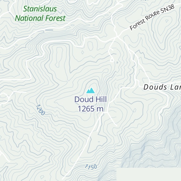 Map of Doud Hill
