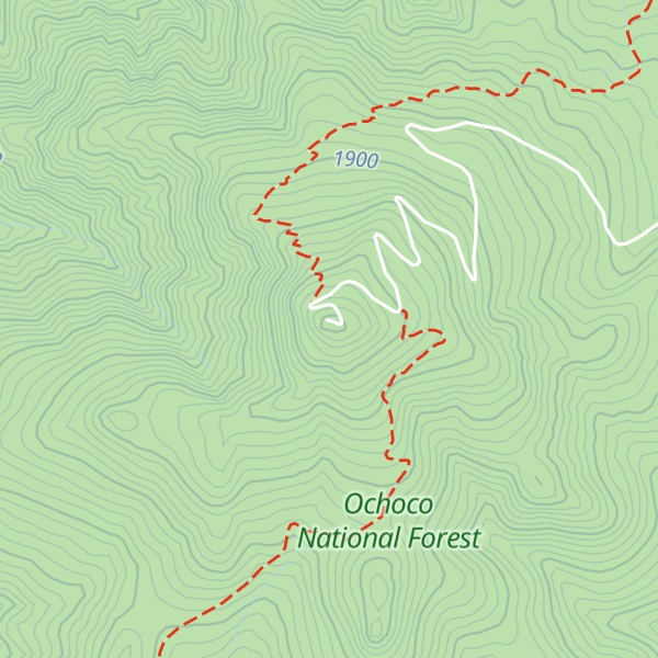 Map of Round Mountain