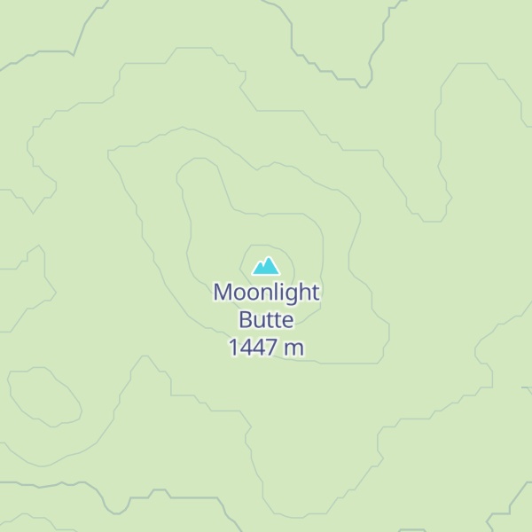 Map of Moonlight Butte