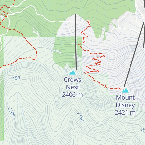 Map of Crows Nest