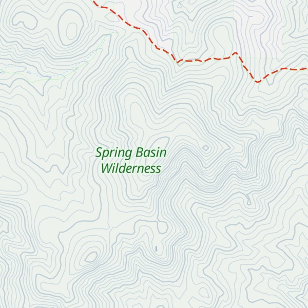 Map of Spring Basin Wilderness HP