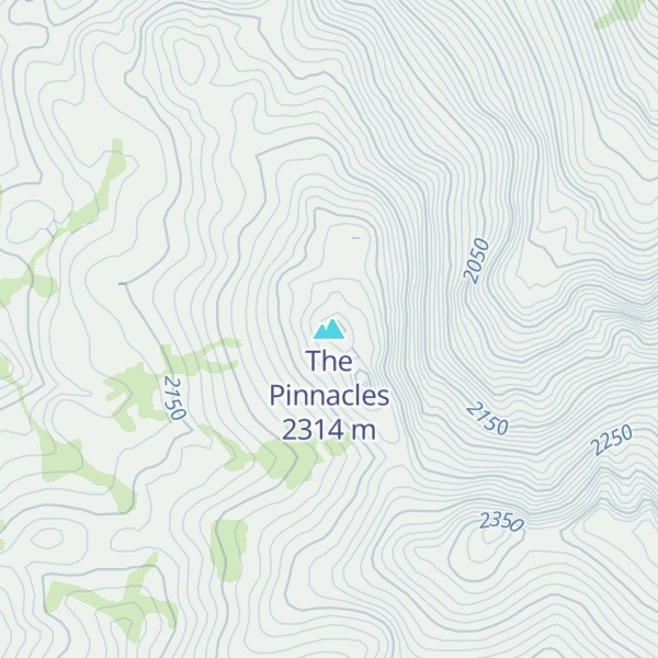 Map of The Pinnacles