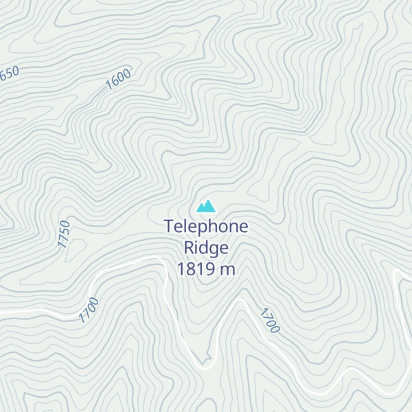 Map of Telephone Ridge