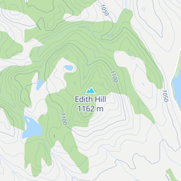 Map of Edith Hill