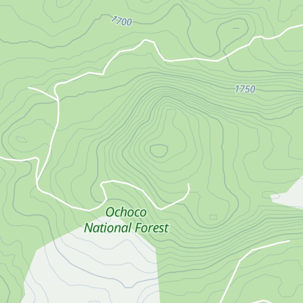 Map of Drake Butte