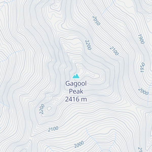 Map of Gagool Peak