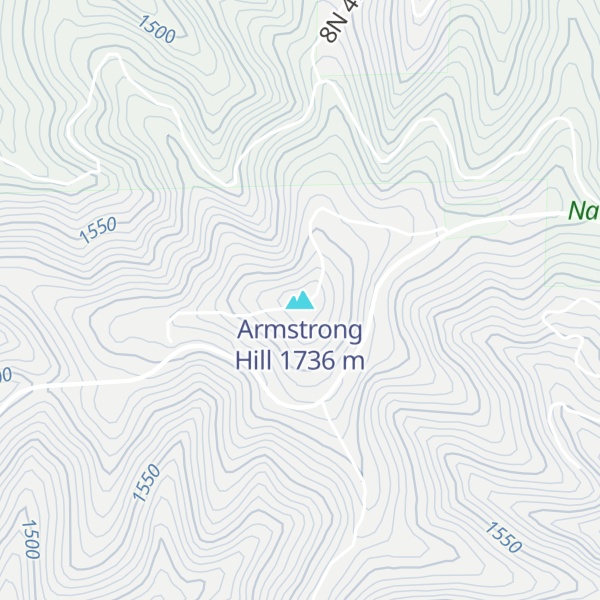 Map of Armstrong Hill