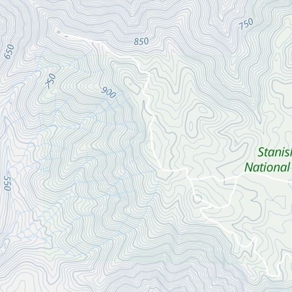 Map of American Camp Lookout
