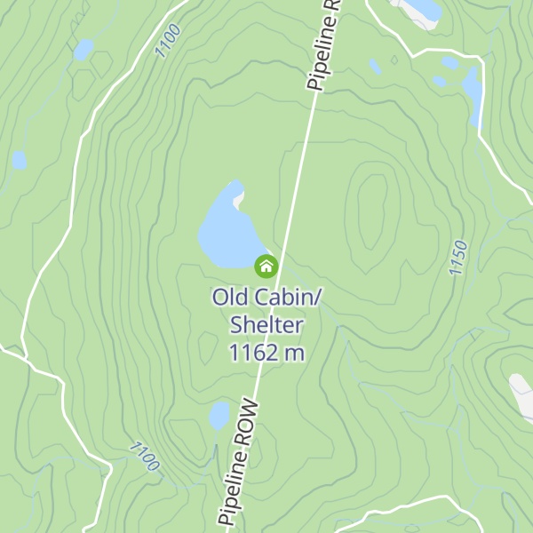 Map of Old Cabin/Shelter
