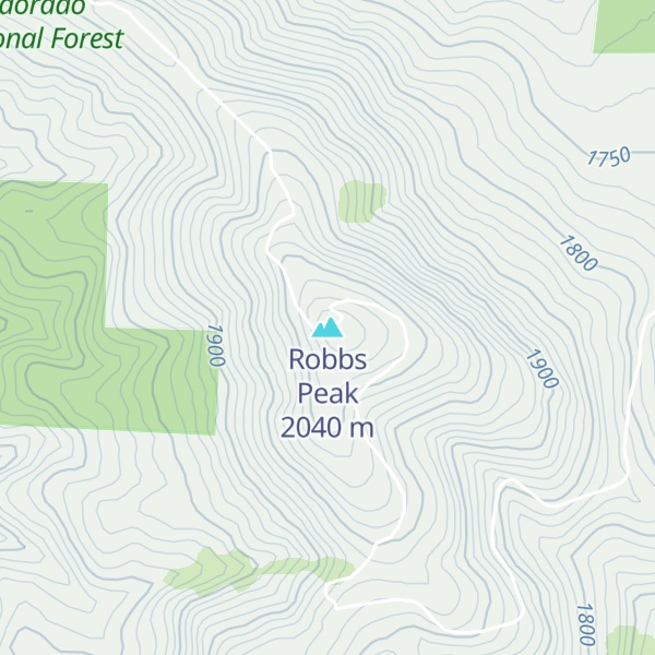 Map of Robbs Peak