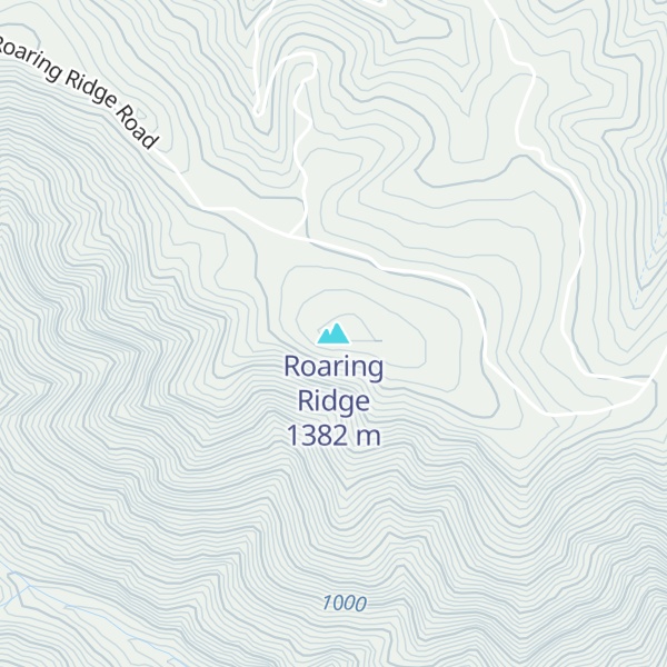 Map of Roaring Ridge