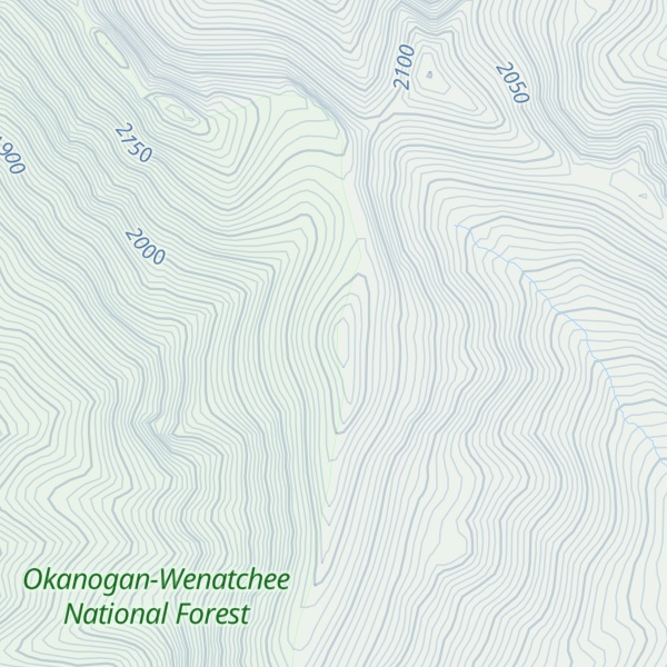 Map of Three A M Mountain