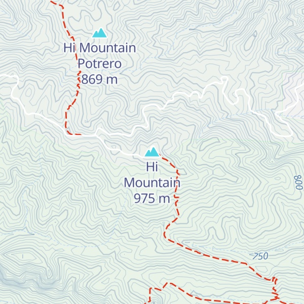 Map of Hi Mountain