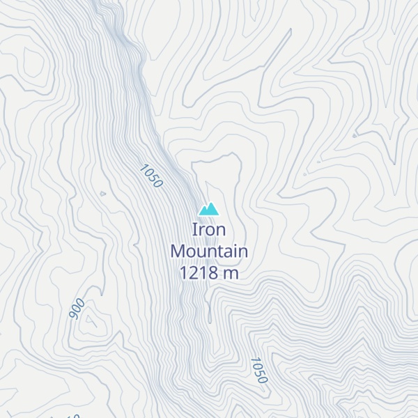 Map of Iron Mountain
