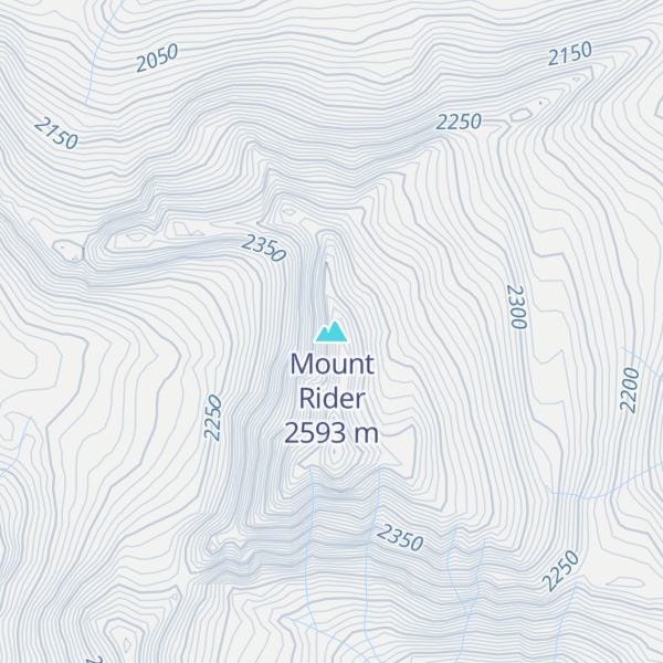 Map of Mount Rider