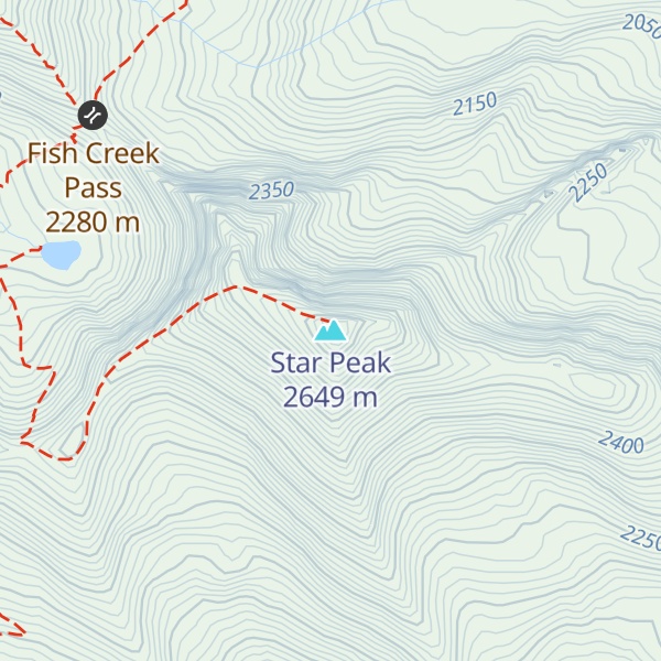 Map of Star Peak