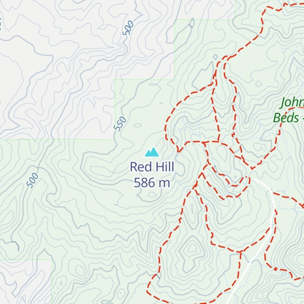 Map of Red Hill